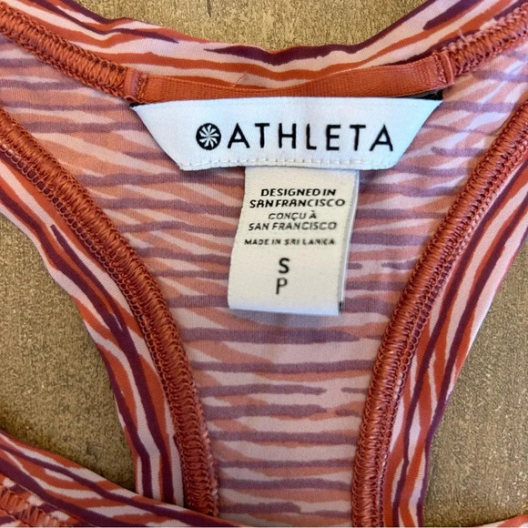 Athleta Ultimate Scoop Tank Top Racerback Actived Mauve Women’s Small 988027 - Picture 5 of 8